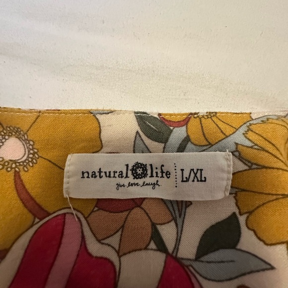 Natural Life Floral Kimono Robe - Vintage Floral - Picture 3 of 3